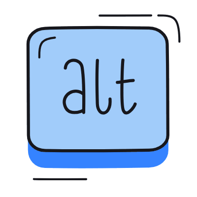 Alt Key, Animated Icon, Color