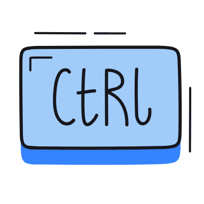 Ctrl Key, Animated Icon, Color