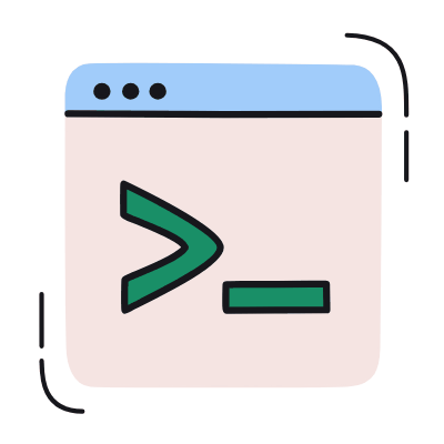 Browser Terminal, Animated Icon, Color