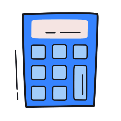Calculator, Animated Icon, Color