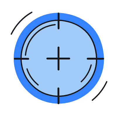 Crosshair, Animated Icon, Color