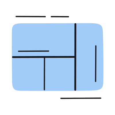 Grid Bento, Animated Icon, Color
