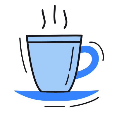Coffee, Animated Icon, Color