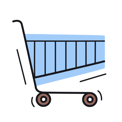 Trolley, Animated Icon, Color