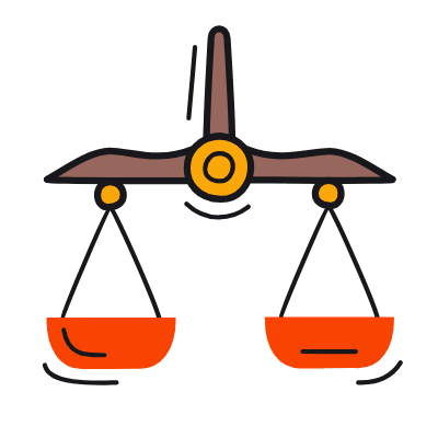 Scale Retro, Animated Icon, Color