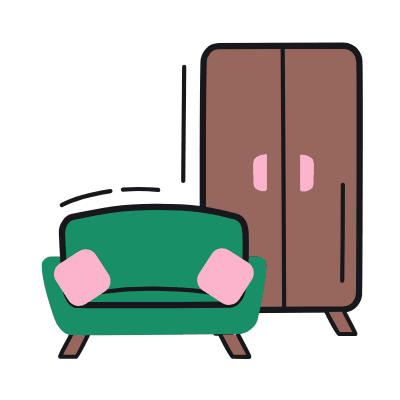Furniture, Animated Icon, Color
