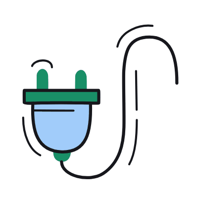 Plug, Animated Icon, Color
