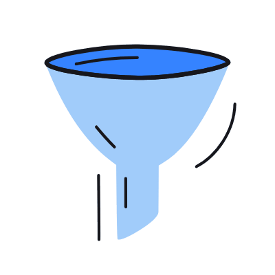 Funnel, Animated Icon, Color