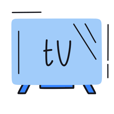 TV, Animated Icon, Color