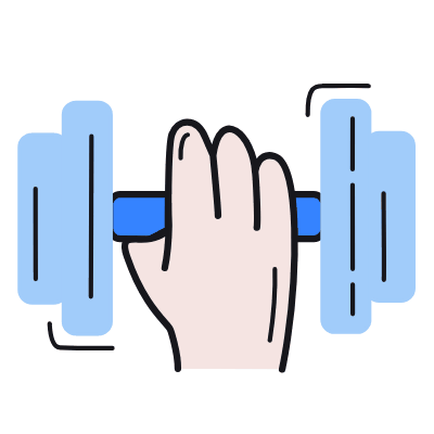 Weightlift, Animated Icon, Color