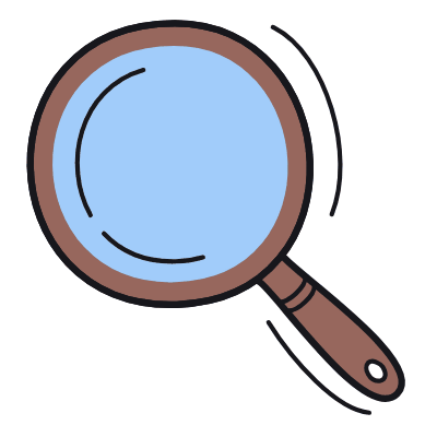 Magnifier, Animated Icon, Color