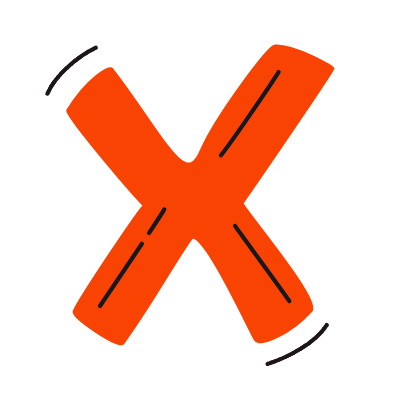 Error Cross, Animated Icon, Color