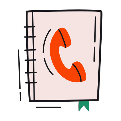 Phone Book, Animated Icon, Color
