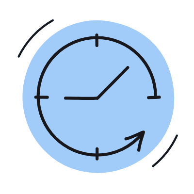 Time Reversed, Animated Icon, Color