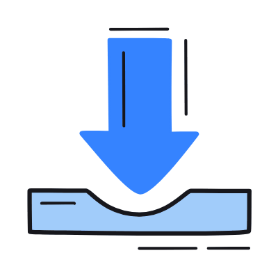 Download, Animated Icon, Color