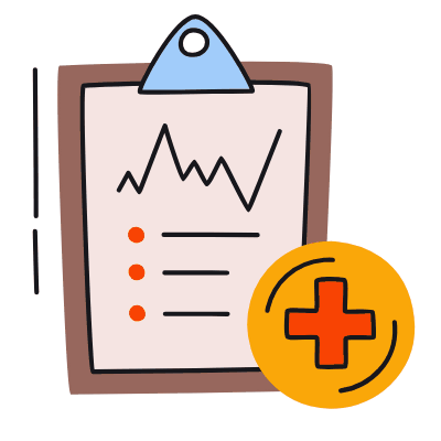 Medical Report, Animated Icon, Color