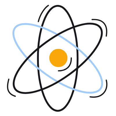 Atom, Animated Icon, Color
