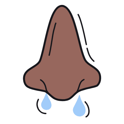Runny Nose, Animated Icon, Color