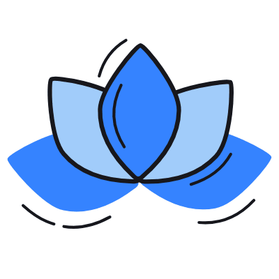 Spa Flower, Animated Icon, Color