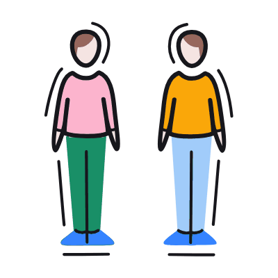 Men, Animated Icon, Color