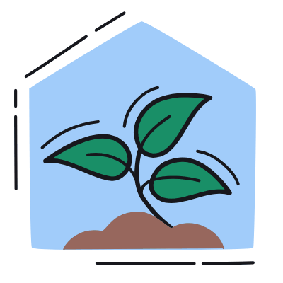 Greenhouse, Animated Icon, Color