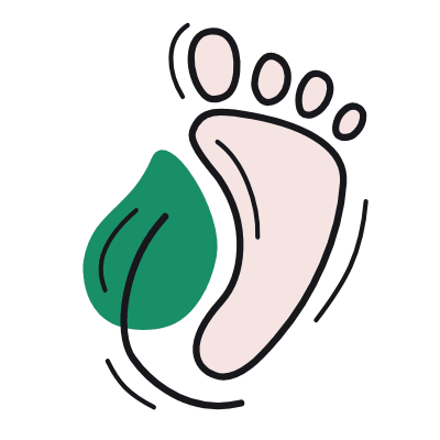 Carbon Footprint, Animated Icon, Color