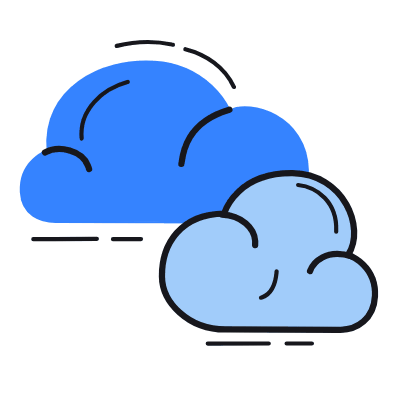 Clouds, Animated Icon, Color