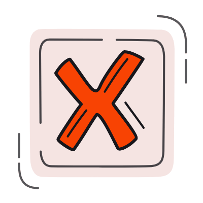 Cross Box, Animated Icon, Color