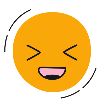 Laugh, Animated Icon, Color