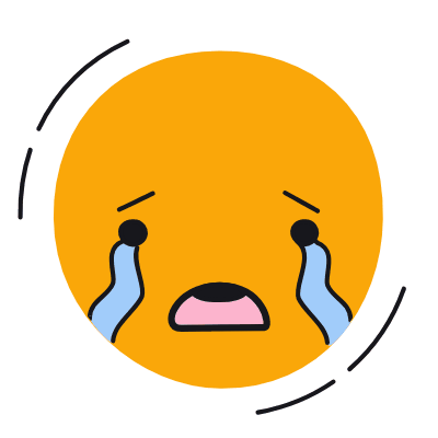 Crying, Animated Icon, Color