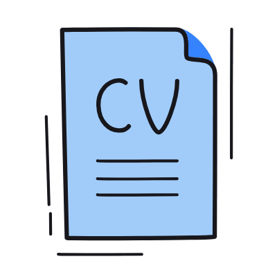 Resume, Animated Icon, Color