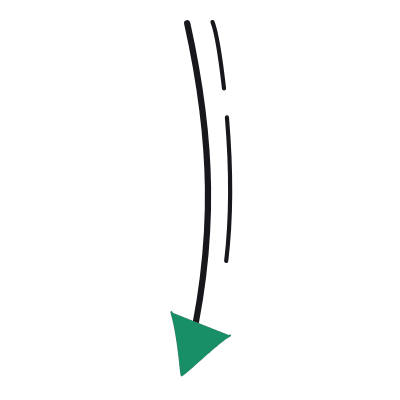 Arrow Down, Animated Icon, Color
