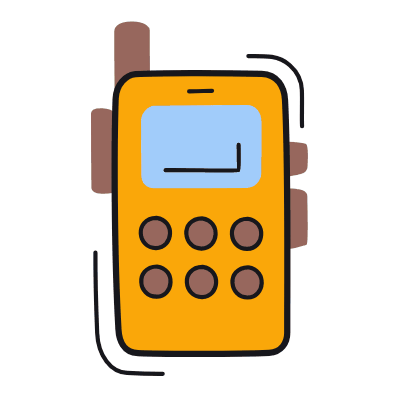 Walkie-Talkie, Animated Icon, Color