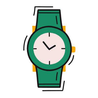 Watch, Animated Icon, Color