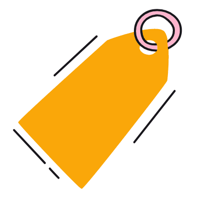 Price Tag, Animated Icon, Color