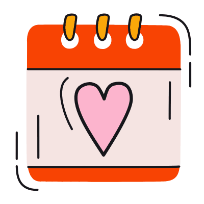 Valentine's Day, Animated Icon, Color