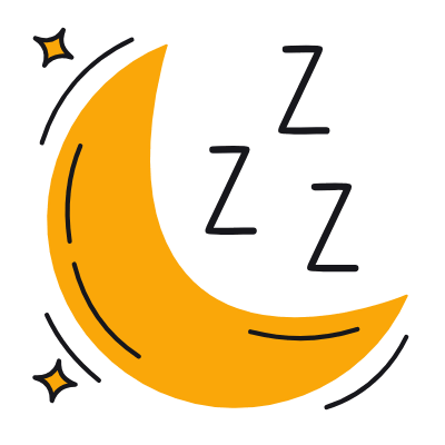 Sleep, Animated Icon, Color