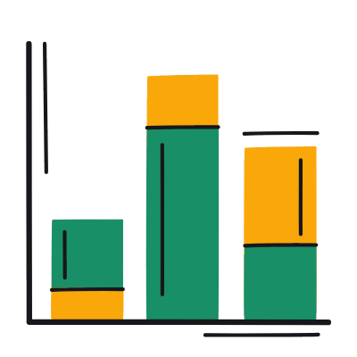 Bar Chart, Animated Icon, Color