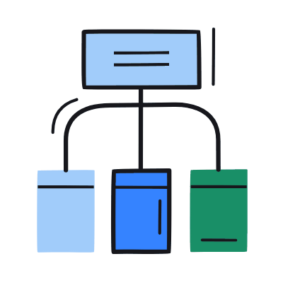 Sitemap, Animated Icon, Color