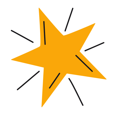 Star Shining, Animated Icon, Color