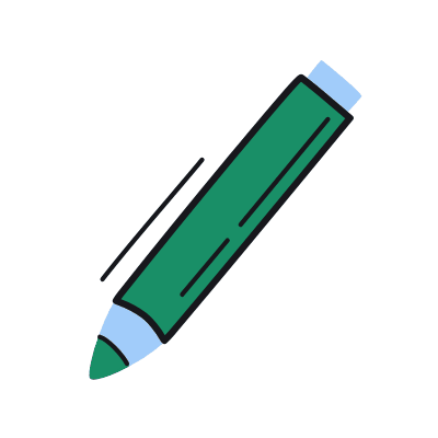 Pencil, Animated Icon, Color