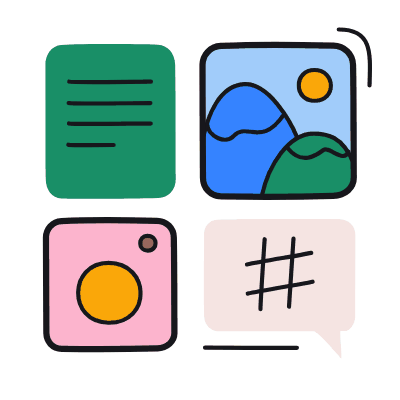 Social Media, Animated Icon, Color