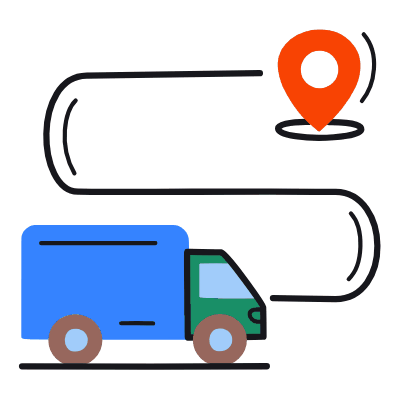 Track Order, Animated Icon, Color