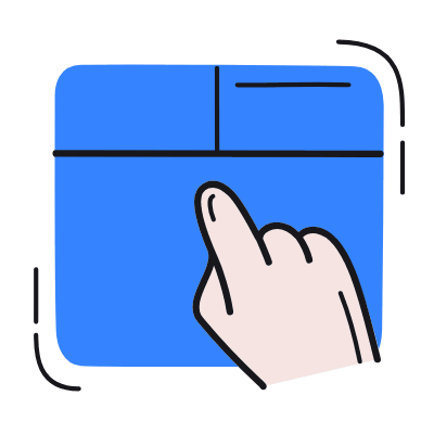Touch Pad, Animated Icon, Color