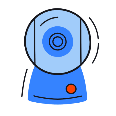 Home Camera, Animated Icon, Color