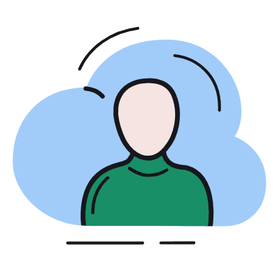 Cloud Avatar, Animated Icon, Color