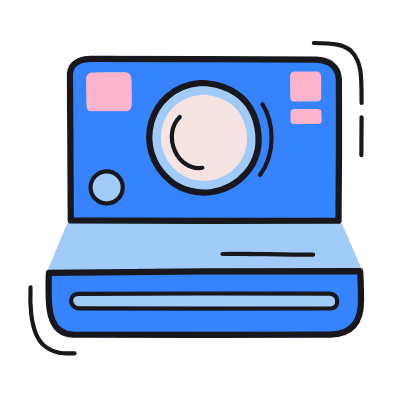 Polaroid, Animated Icon, Color