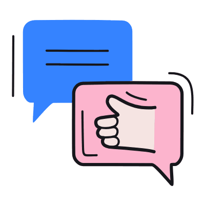 Messages Feedback, Animated Icon, Color