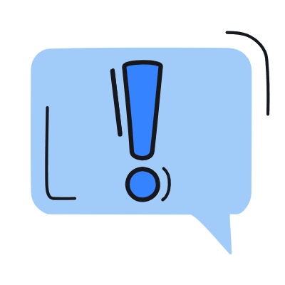 Message Warning, Animated Icon, Color