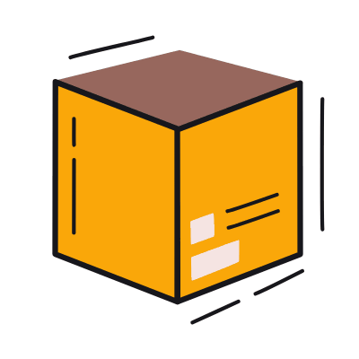 Box Label, Animated Icon, Color